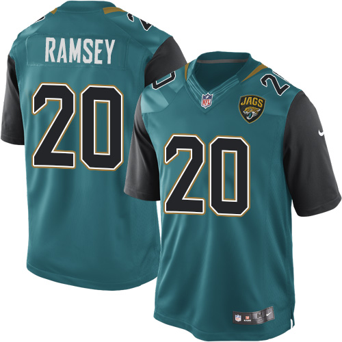 Youth Limited Jalen Ramsey Nike Jersey Teal Green Home - #20 NFL Jacksonville Jaguars